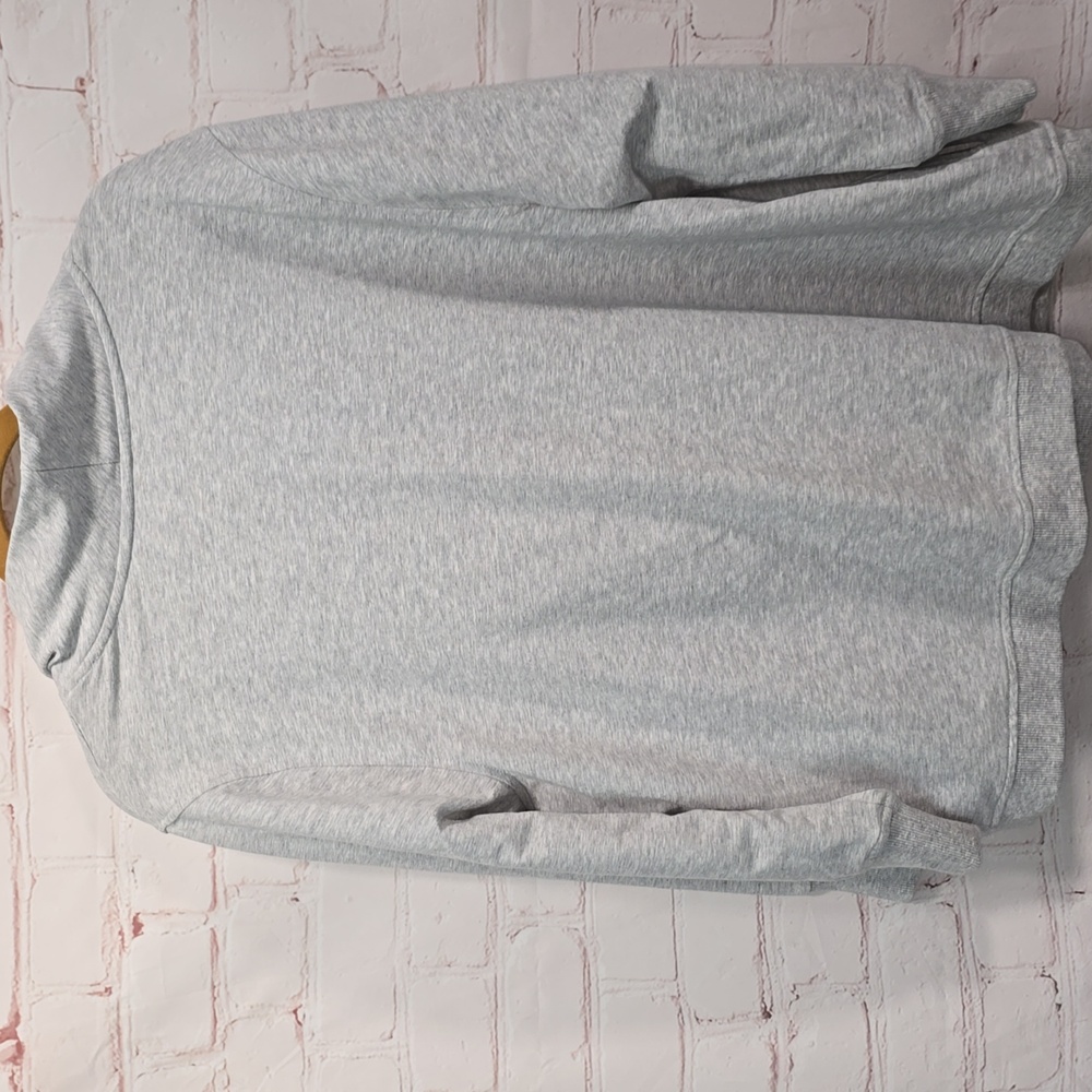 Lane Bryant Scoop Neck Heather Gray Sweatshirt Side Pockets Womens Size 22/24W - Picture 9 of 13